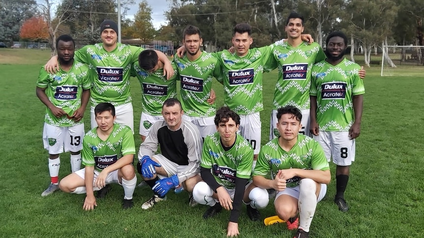 Canberra Kangaroos refugee football club enters mainstream competition as players connect with new home