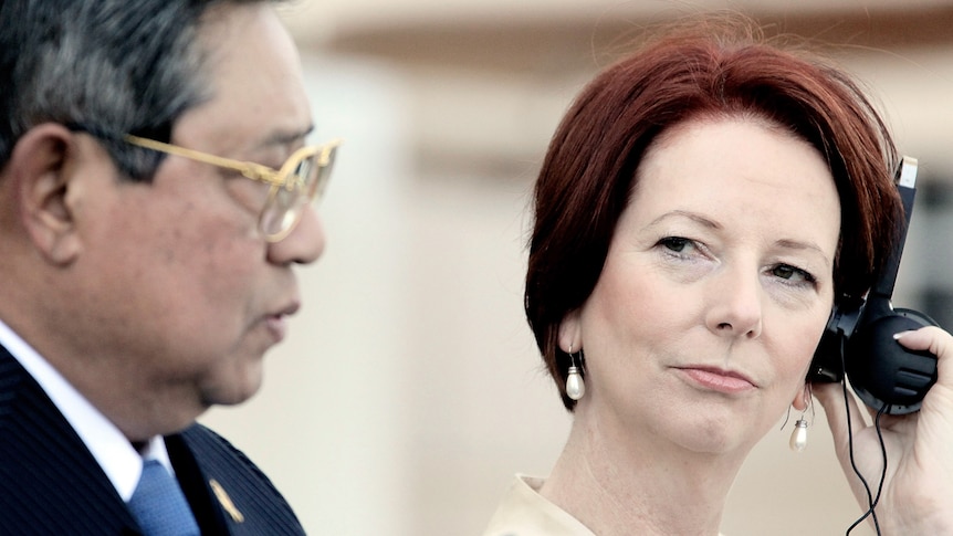 Julia Gillard and Susilo Bambang Yudhoyono end talks