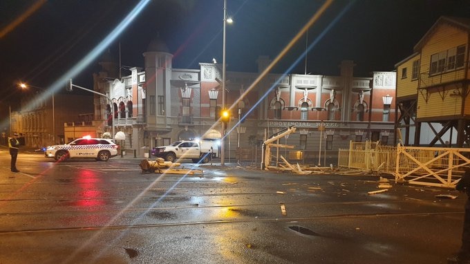 Ballarat station crash