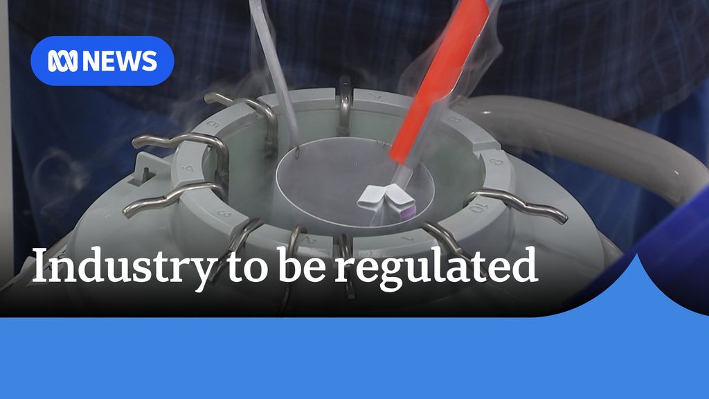 Industry to be regulated: An experiment being performed with scientific equipment.