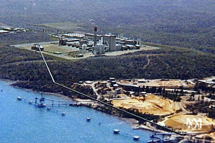Site of proposed pulp mill (ABC TV)