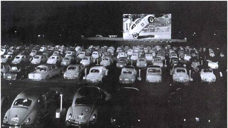 A drive-in in New South Wales. John Andrew hopes to find photos similar to this from the Boondall Drive-In.