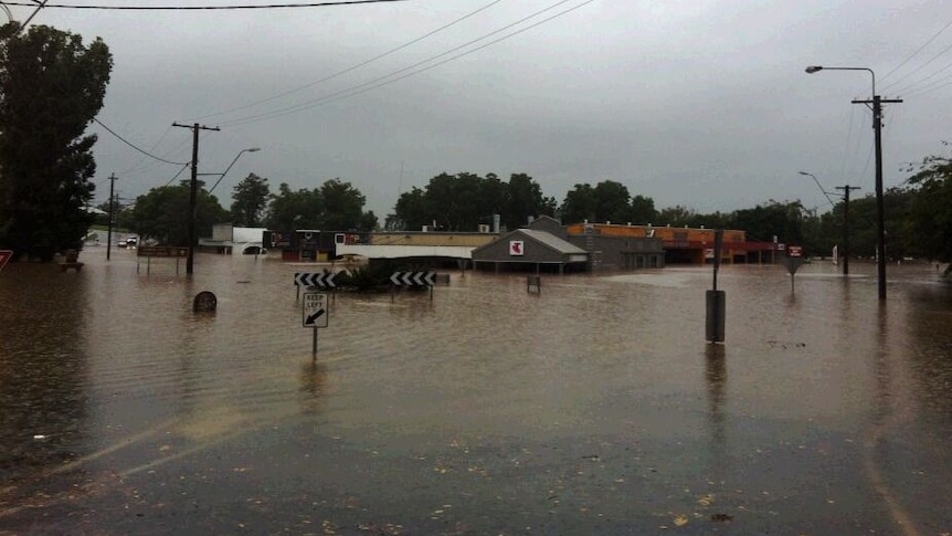 Gympie's CBD is flooded