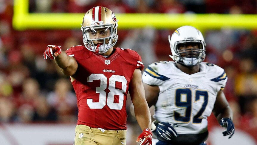 Hayne points during match against Chargers