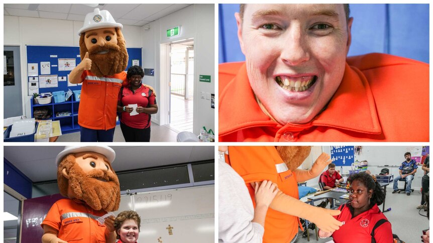 Miner Mick is now an integral part of the Mount Isa Special School