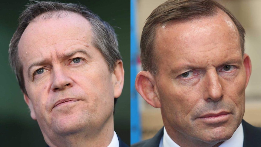 Opposition Leader Bill Shorten and Prime Minister Tony Abbott