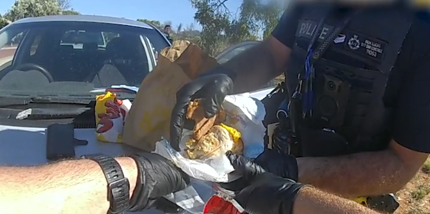 Meth found in McMuffin during traffic stop, police say