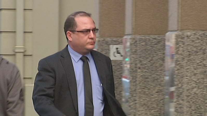 Adrian Hall denied stealing eight counts of stealing from his former law firm.