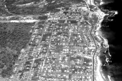 Aerial photograph of metropolitan beachside suburbs: Trigg island to Scarborough, 1964.
