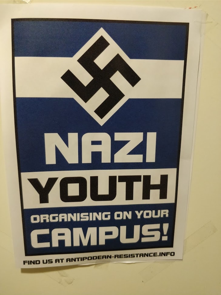 A poster promoting neo-Nazi group Antipodean Resistance.