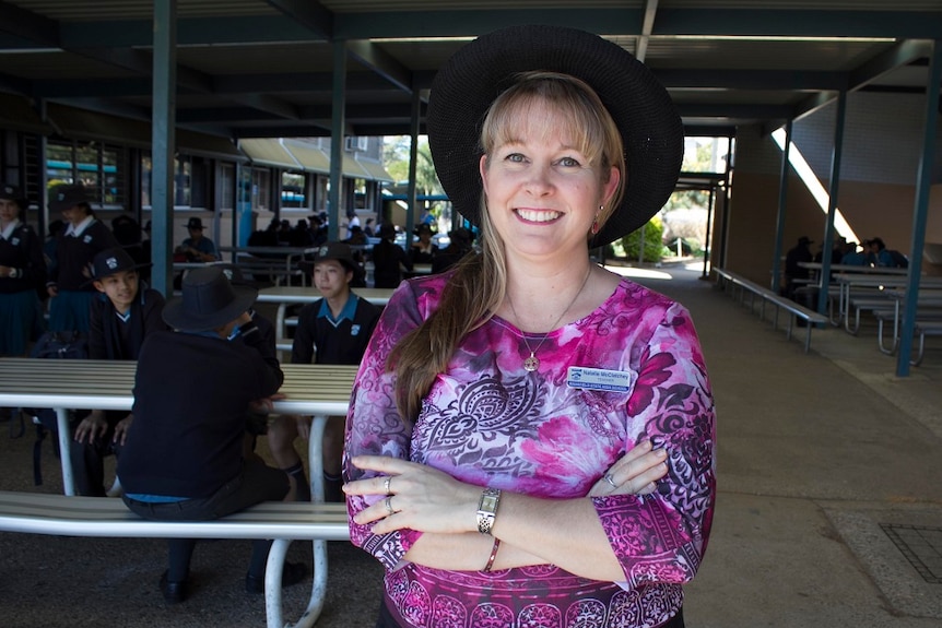 Business teacher Natalie McClatchey, at Mansfield State High School.