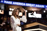 Melania Trump speaks at the Republican National Convention