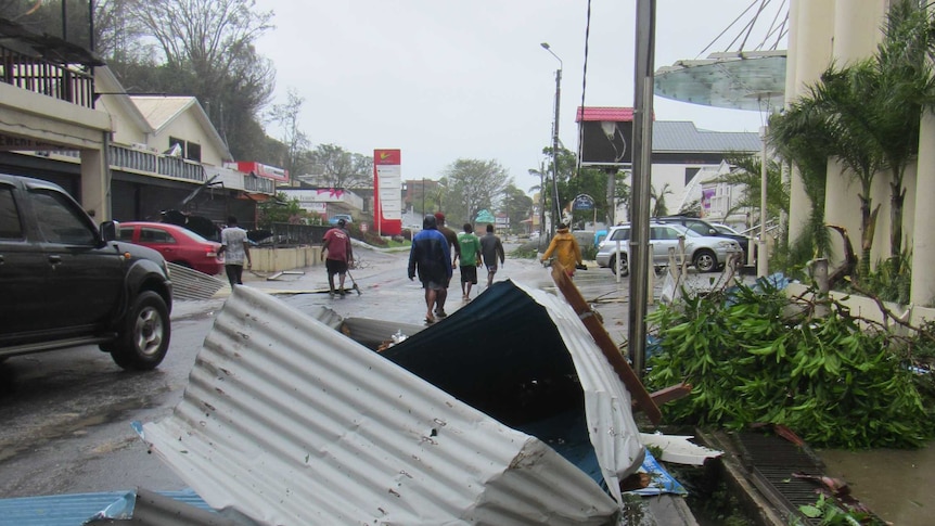 Tropical Cyclone Pam destruction