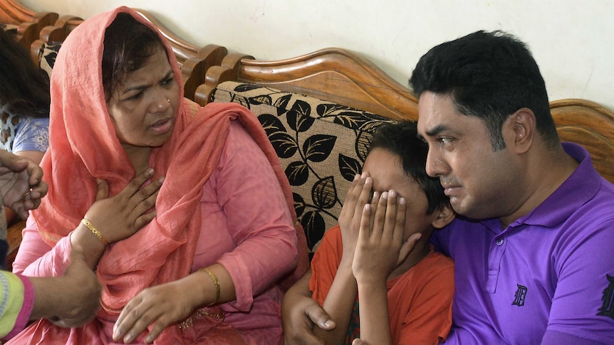Son of a top Bangladesh anti-terrorism officer mourns loss of his mother