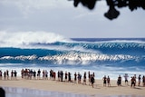 A wave that has taken lives, Hawaii's Banzai Pipeline.