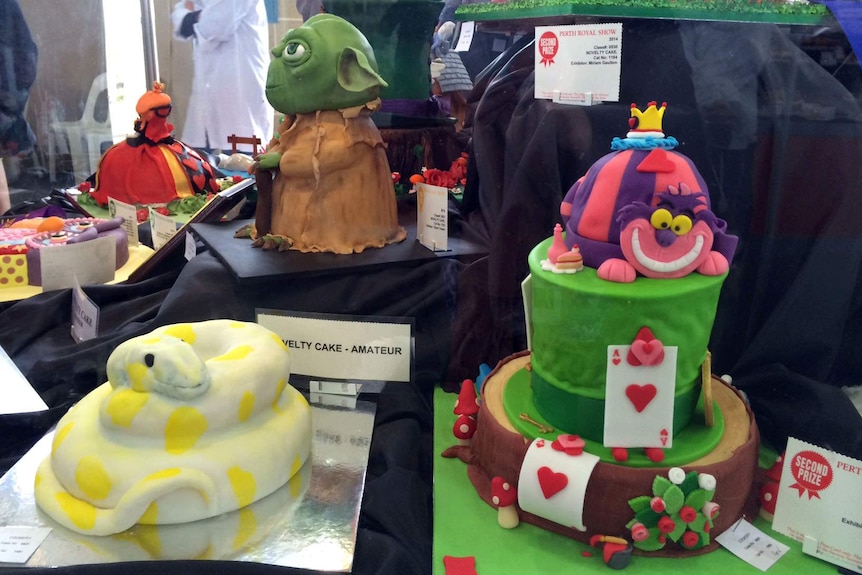Cakes at the Perth Royal Show 27 September 2015
