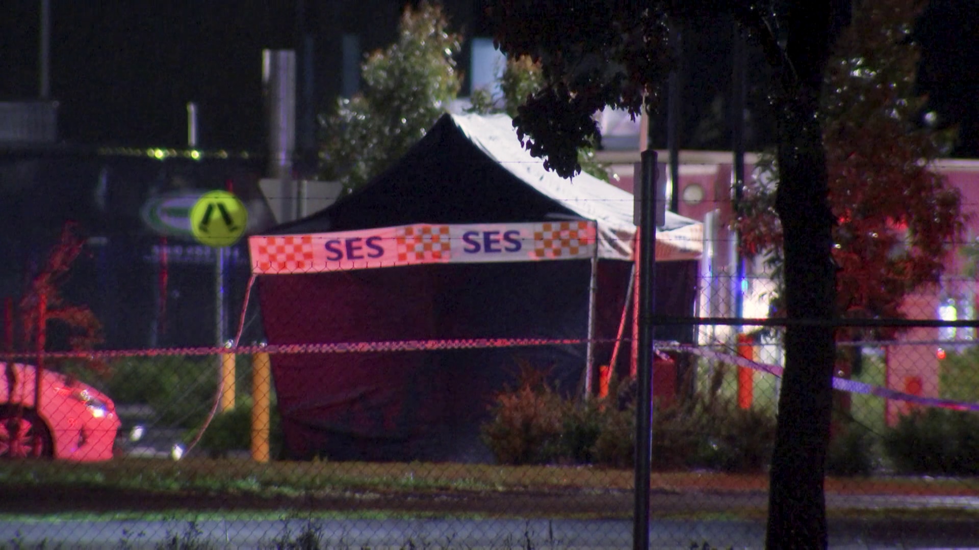 An SES tent