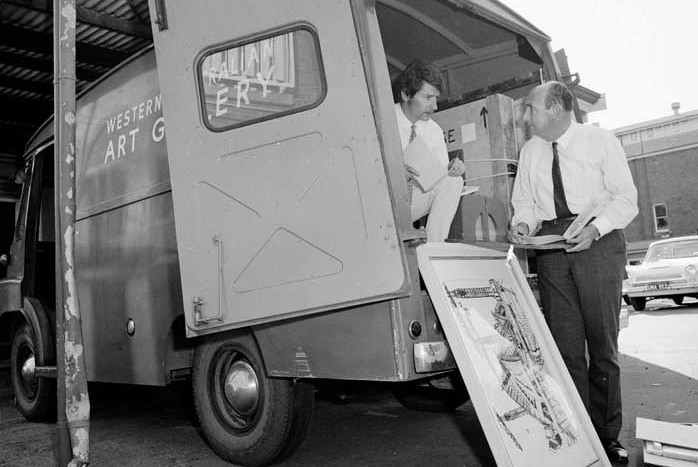 Art Gallery of WA director Frank Norton in 1968.