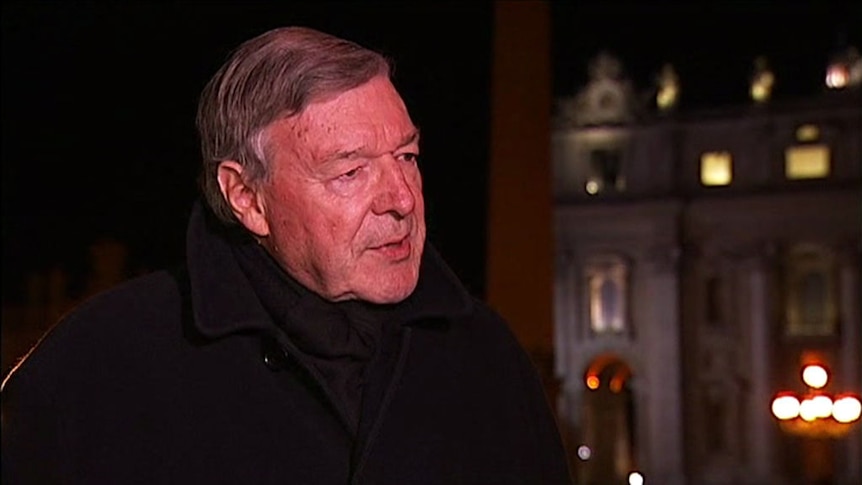 George Pell speaks to Mary Gearin