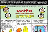 Fiona Katauskas cartoon Wife Swap