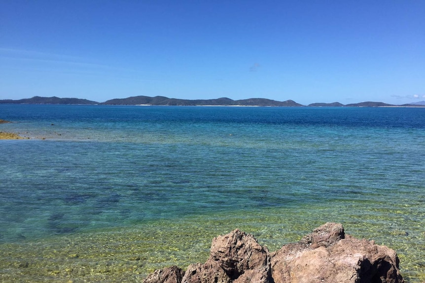 Aqua waters of the Whitsundays