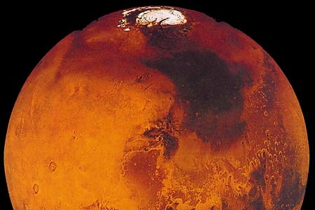 Mars close up.