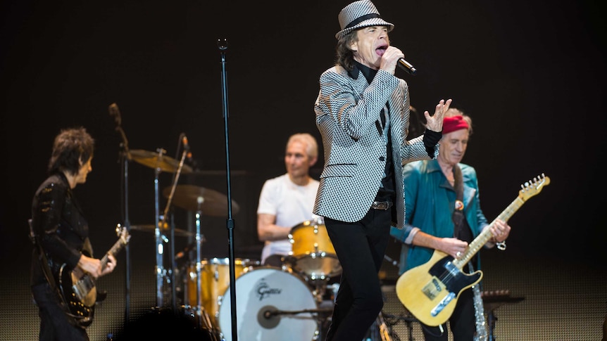 The Rolling Stones perform at 02 Arena in London.