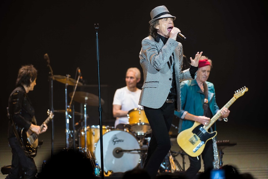 The Rolling Stones perform at 02 Arena in London.