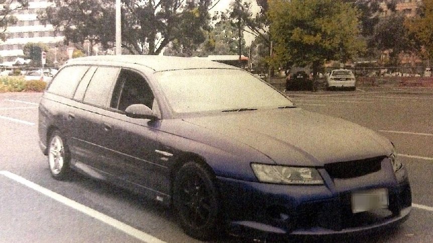 Police photo of the car