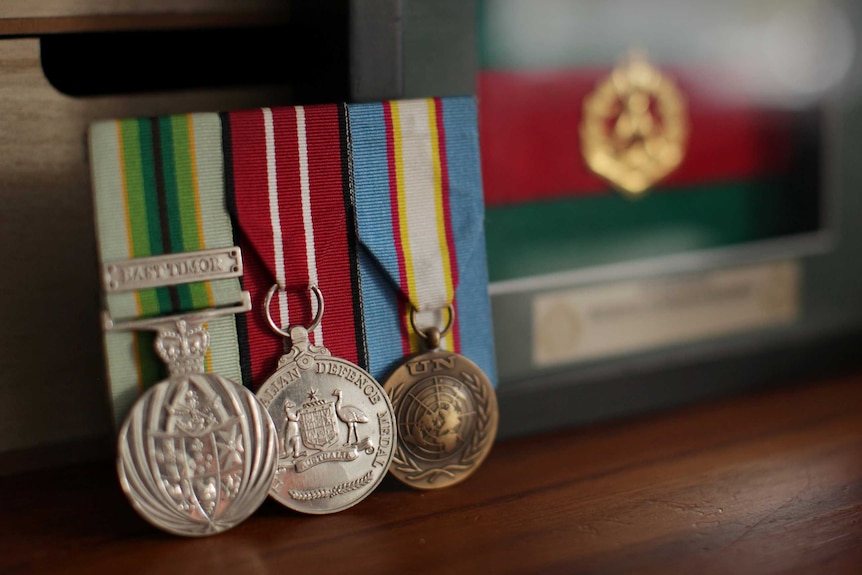 Wolfgang Neszpor's military medals