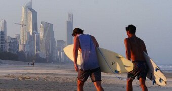 people on beach