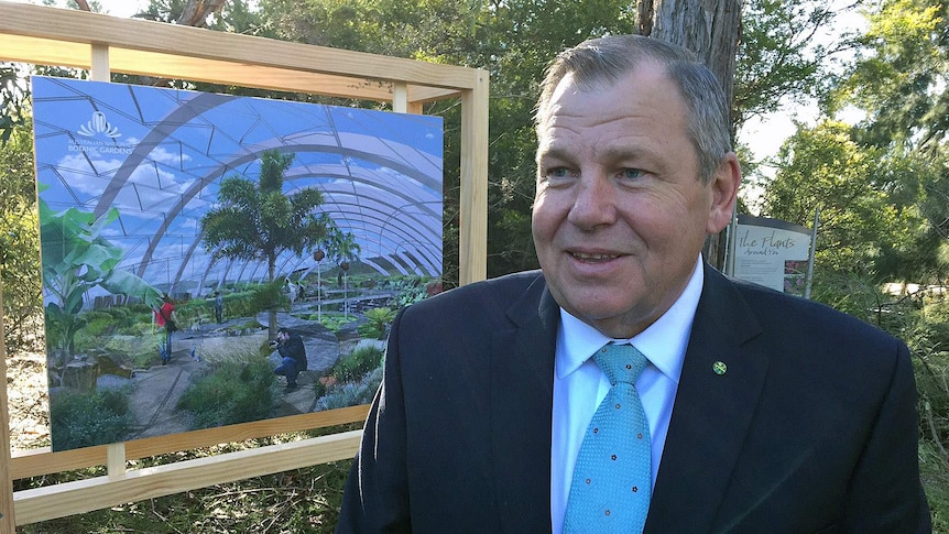 Bob Baldwin at Botanic Gardens in Canberra