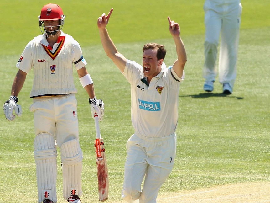 Tasmanian fast bowler Andrew Fekete