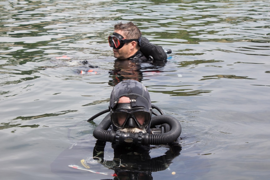 Eco divers John Sear and Dave Thomas