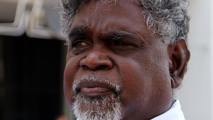 A close up of the member for the Northern Territory seat of Nhulunbuy, Yingiya Mark Guyula