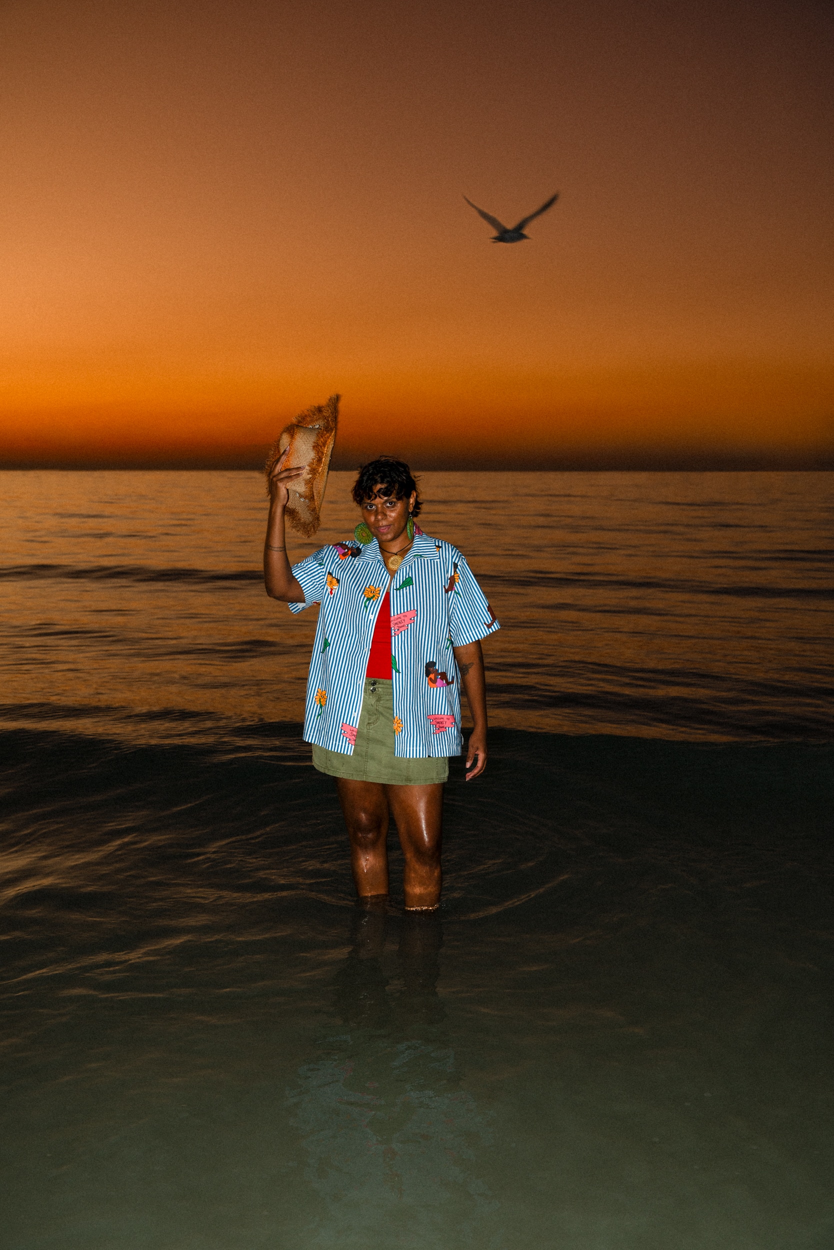 Molly Hunt in the Kimberley with a fish