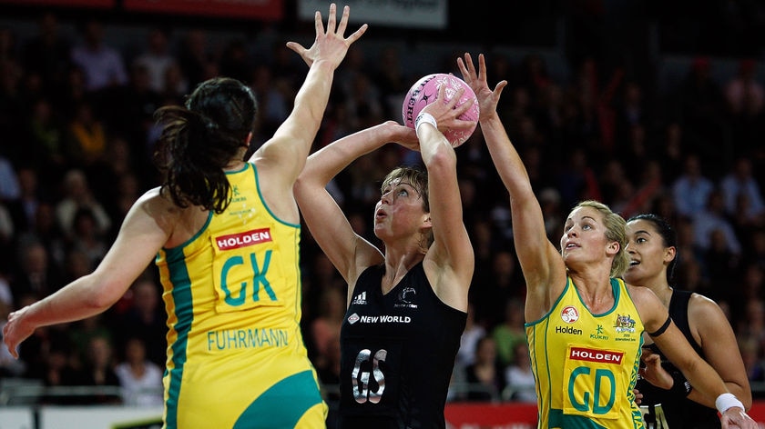Milestone match: Van Dyk shot 92 per cent in her 100th appearance for the Tall Ferns.