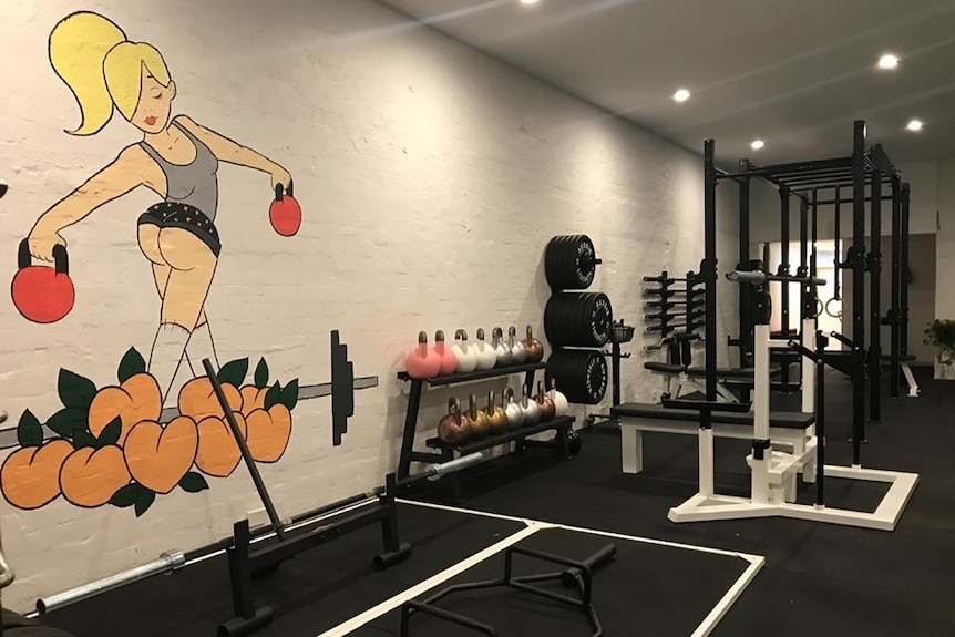 Inside the Booty Parlour gym before the damage