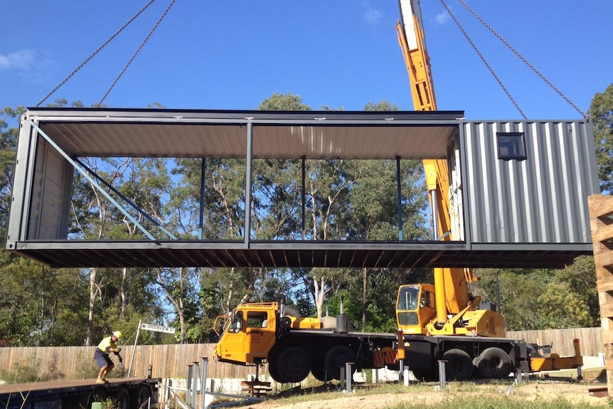 Oxley home built out of shipping containers