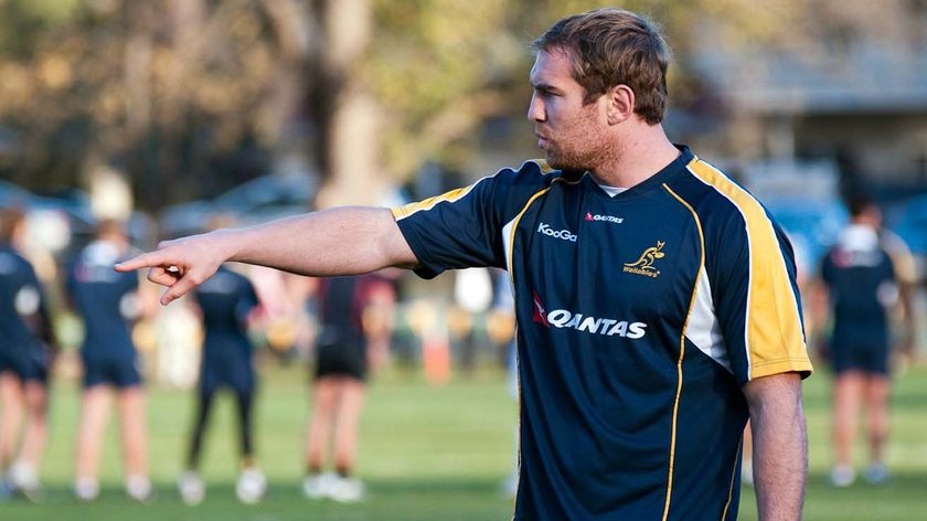 Unfazed: Skipper Rocky Elsom says the Wallabies will play what's in front of them.