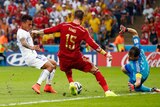 Vargas scores against Spain