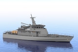 An image of the style of patrol boat the Tasmanian consortium wants to build to supply the Federal Government's patrol boat tender.