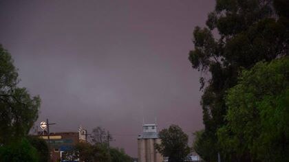 Dust storm at Barellan
