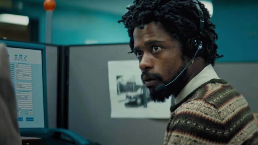 A scene from the movie Sorry To Bother You