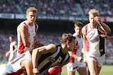 Luke Ball rose to the occasion against his former team-mates with 25 touches and four tackles.