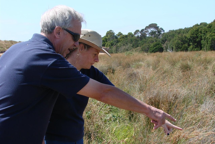 Greg Stewart and Emma Williams from NRM North