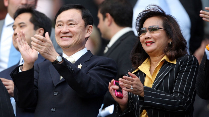 An arrest warrant has also been issue for Mr Thaksin's wife.