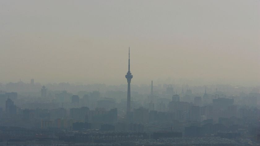 Officials say Beijing's air quality is improving.