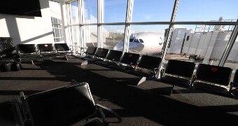 An empty airport