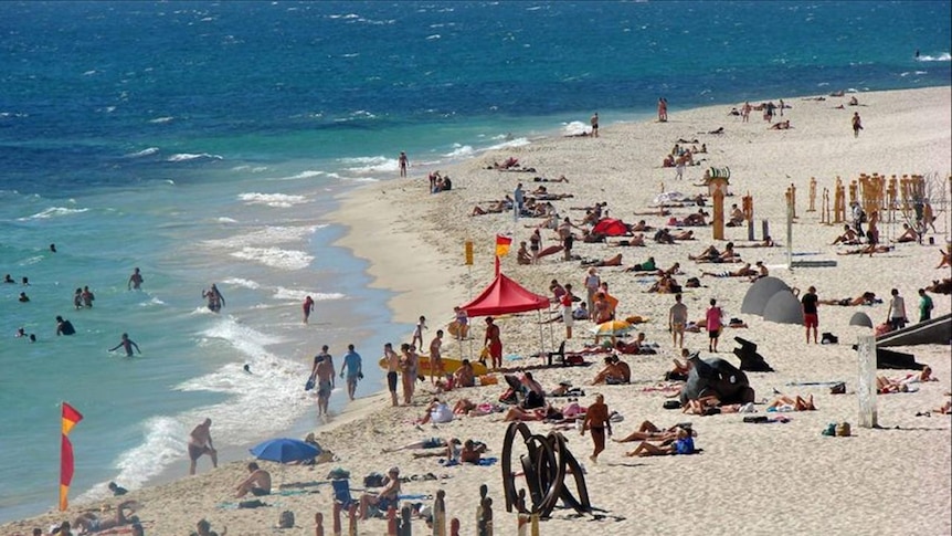 Cottesloe Beach crowds